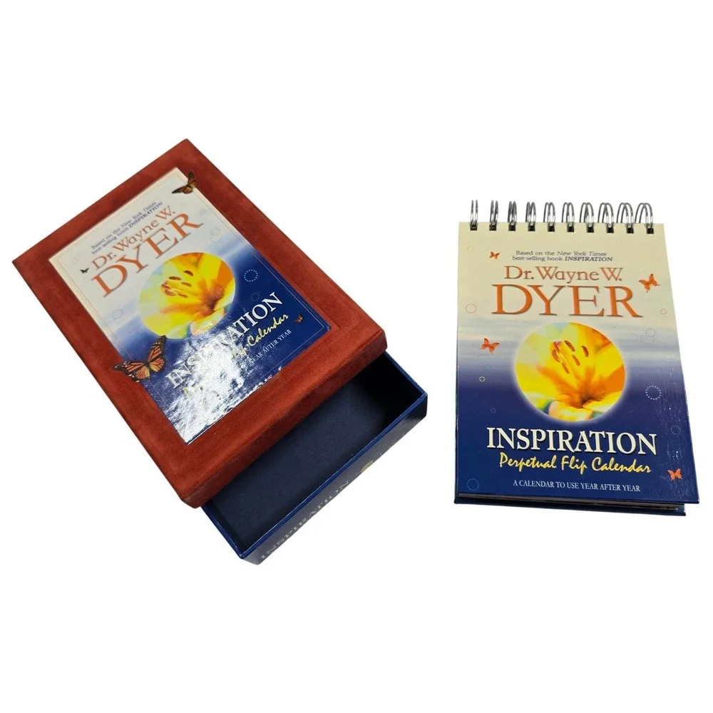 Inspiration Perpetual Flip Calendar by Dr. Wayne W. Dyer - Spiritual Affirmation